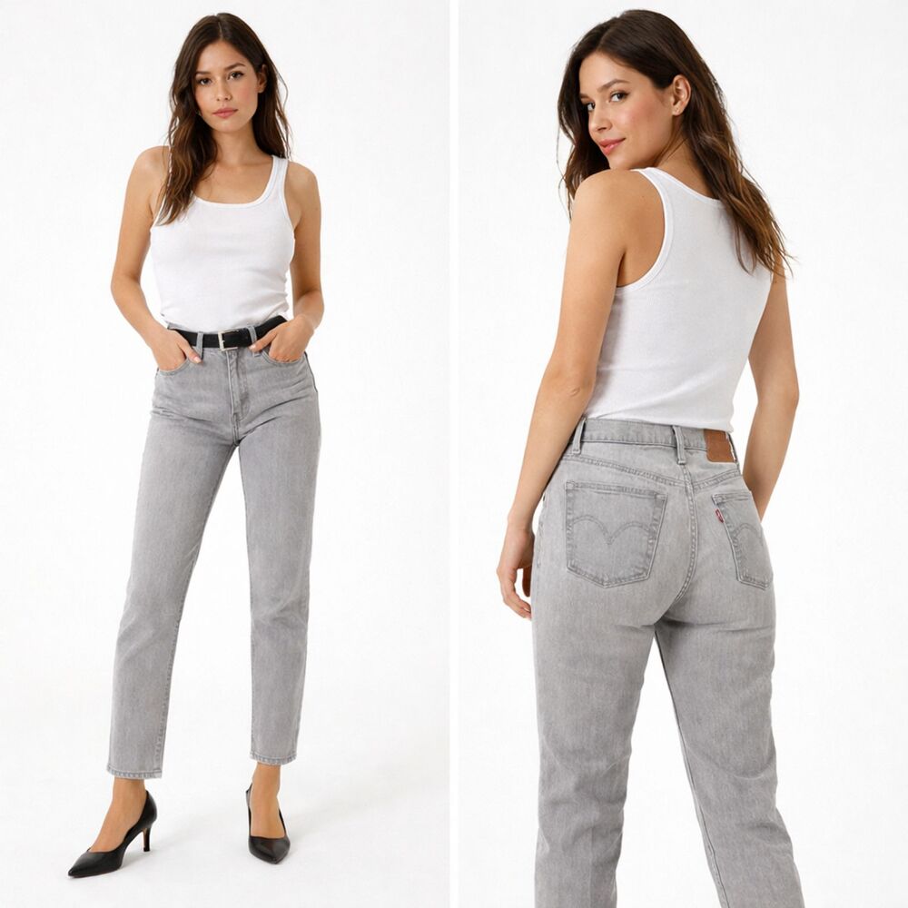 LEVI'S 501‎ Skinny Denim Light Gray Sz 29